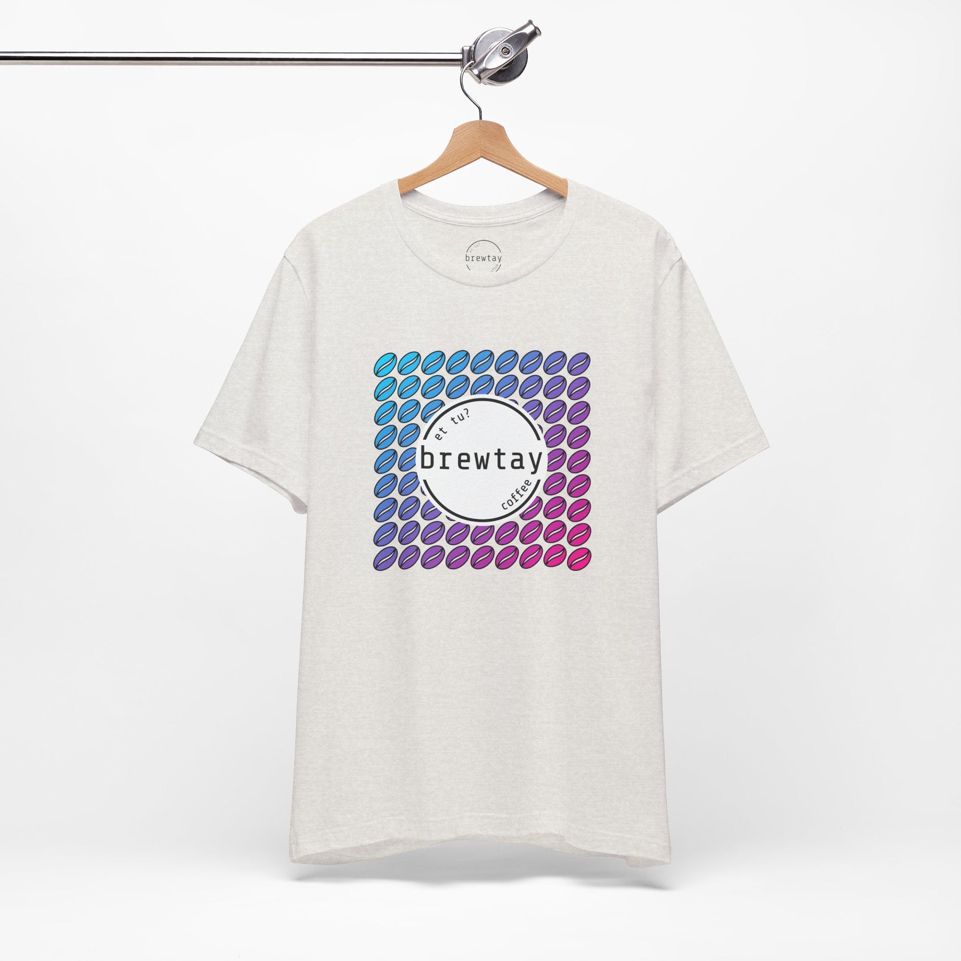 Neon Coffee Bean Gradient T-Shirt Printify