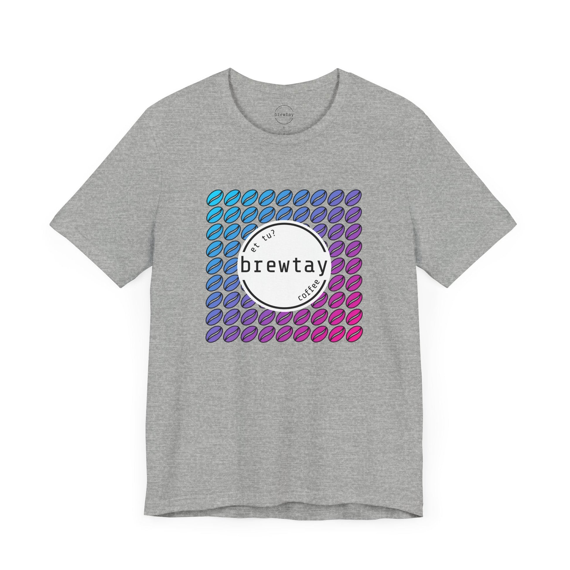 Neon Coffee Bean Gradient T-Shirt Printify