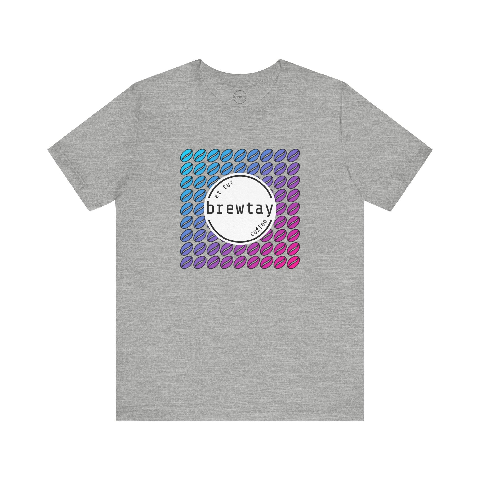 Neon Coffee Bean Gradient T-Shirt Printify