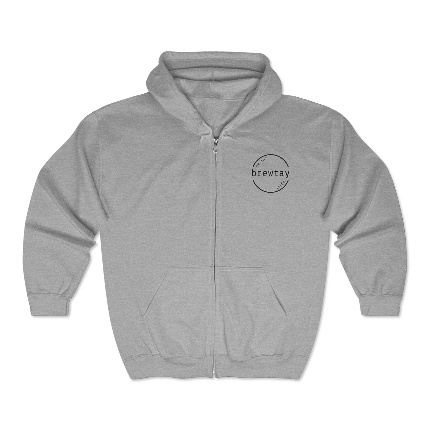 Unisex Full Zip Hooded Sweatshirt