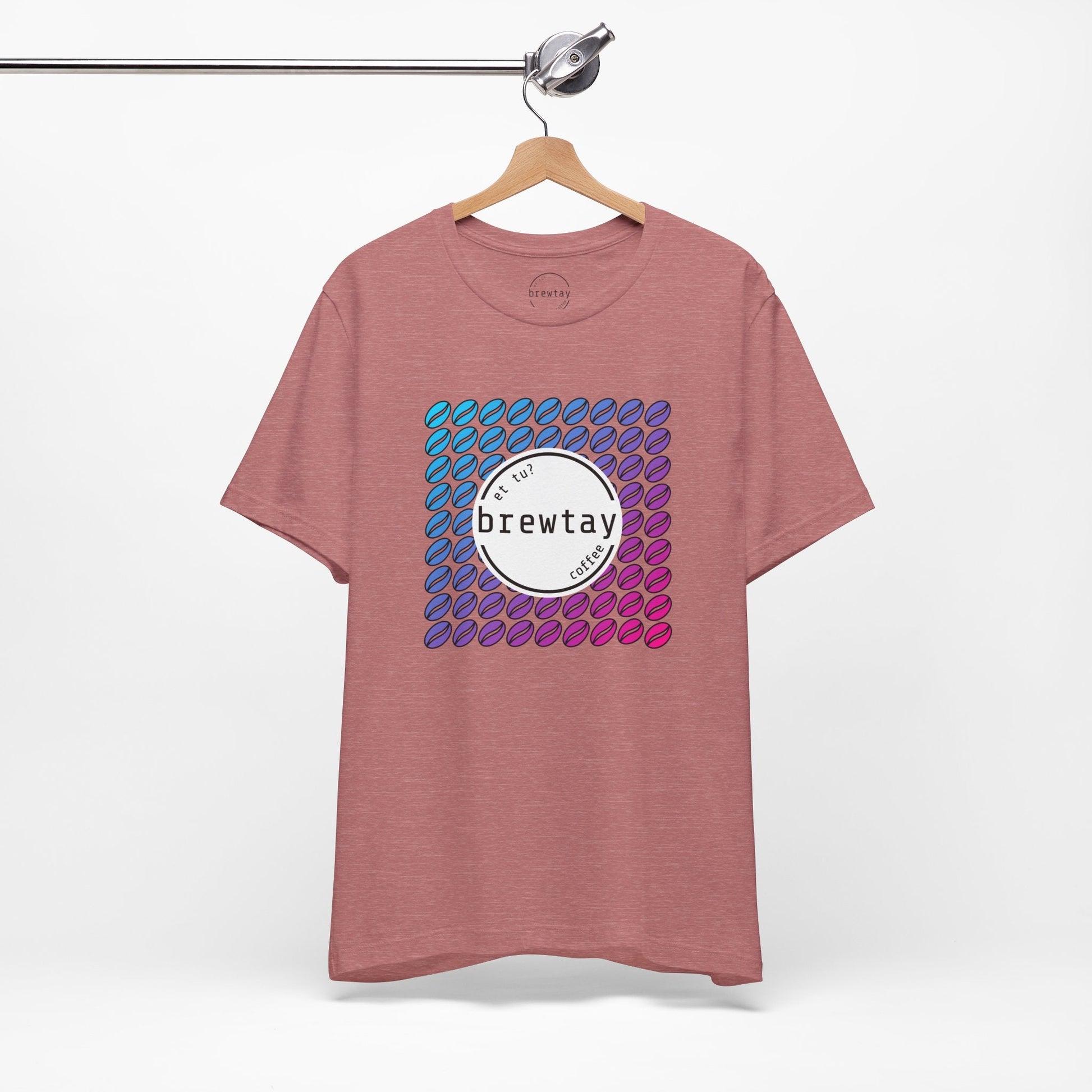 Neon Coffee Bean Gradient T-Shirt Printify