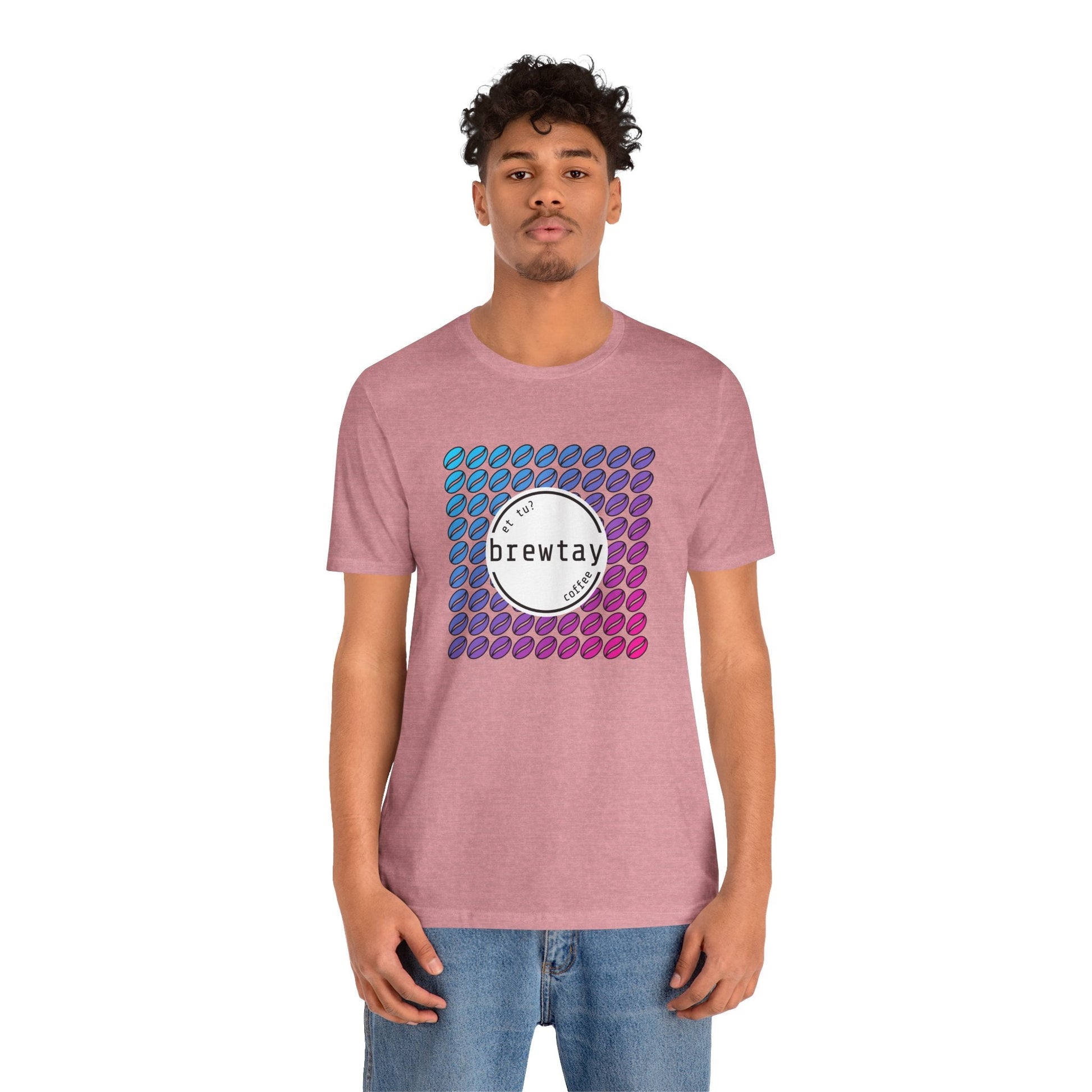 Neon Coffee Bean Gradient T-Shirt Printify