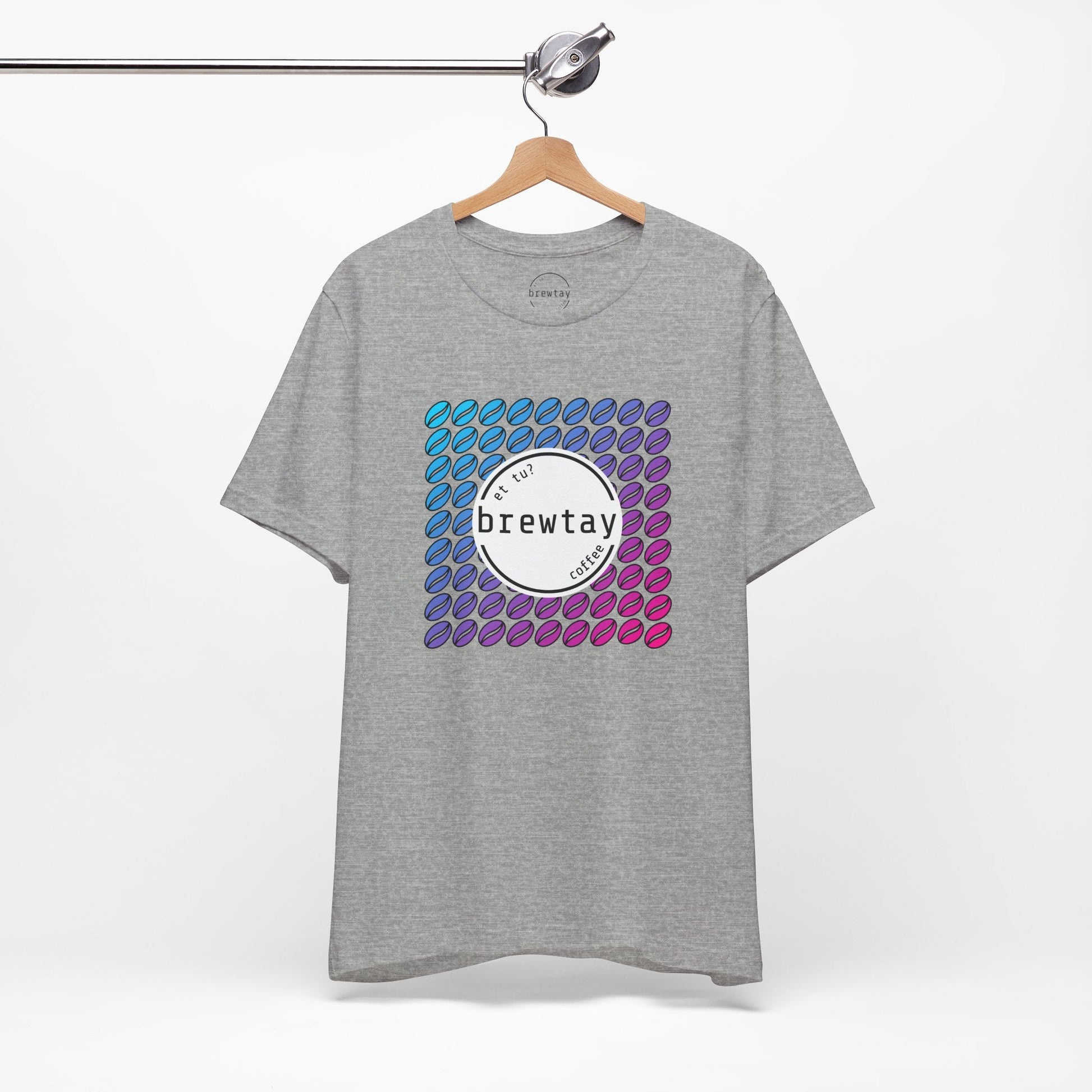 Neon Coffee Bean Gradient T-Shirt Printify