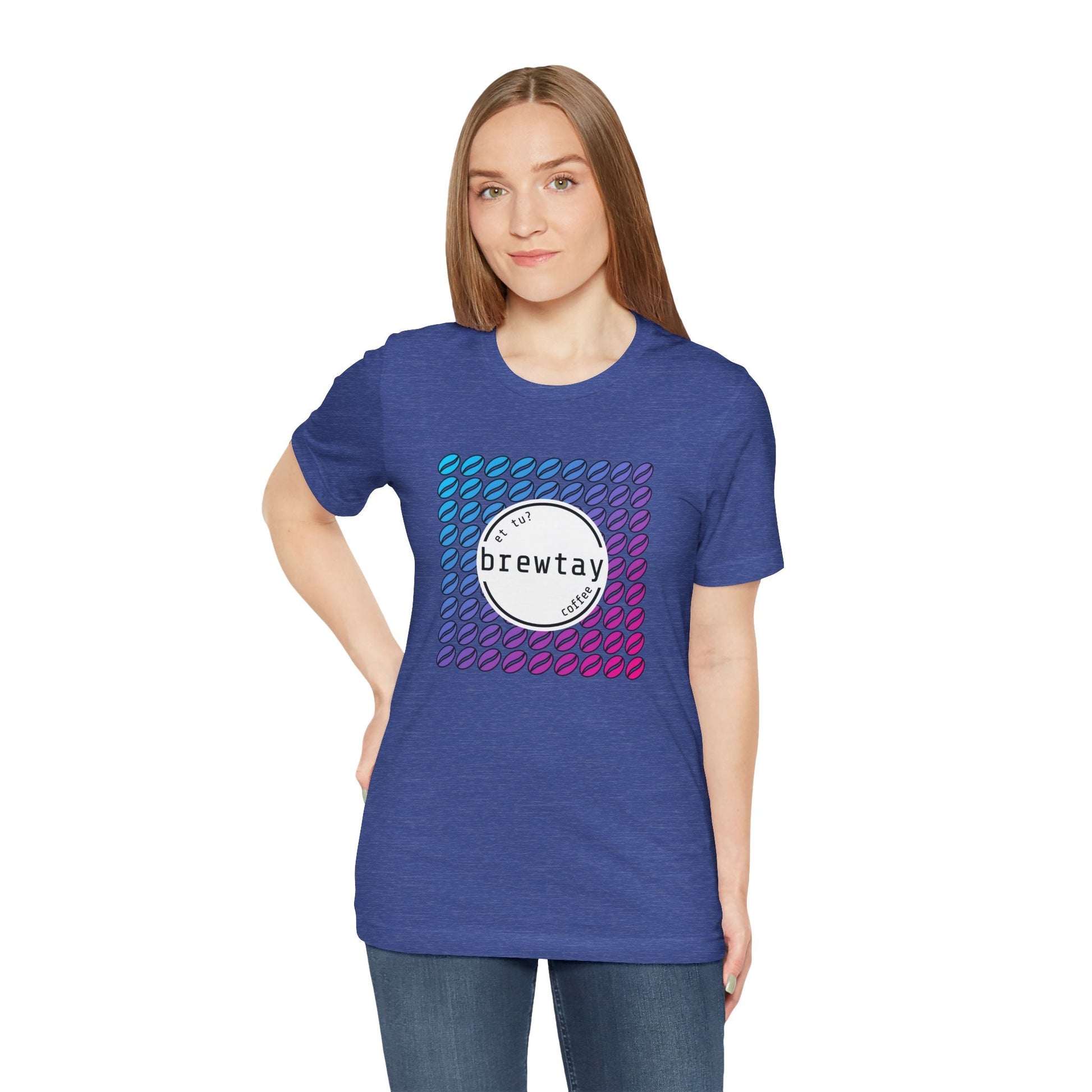 Neon Coffee Bean Gradient T-Shirt Printify