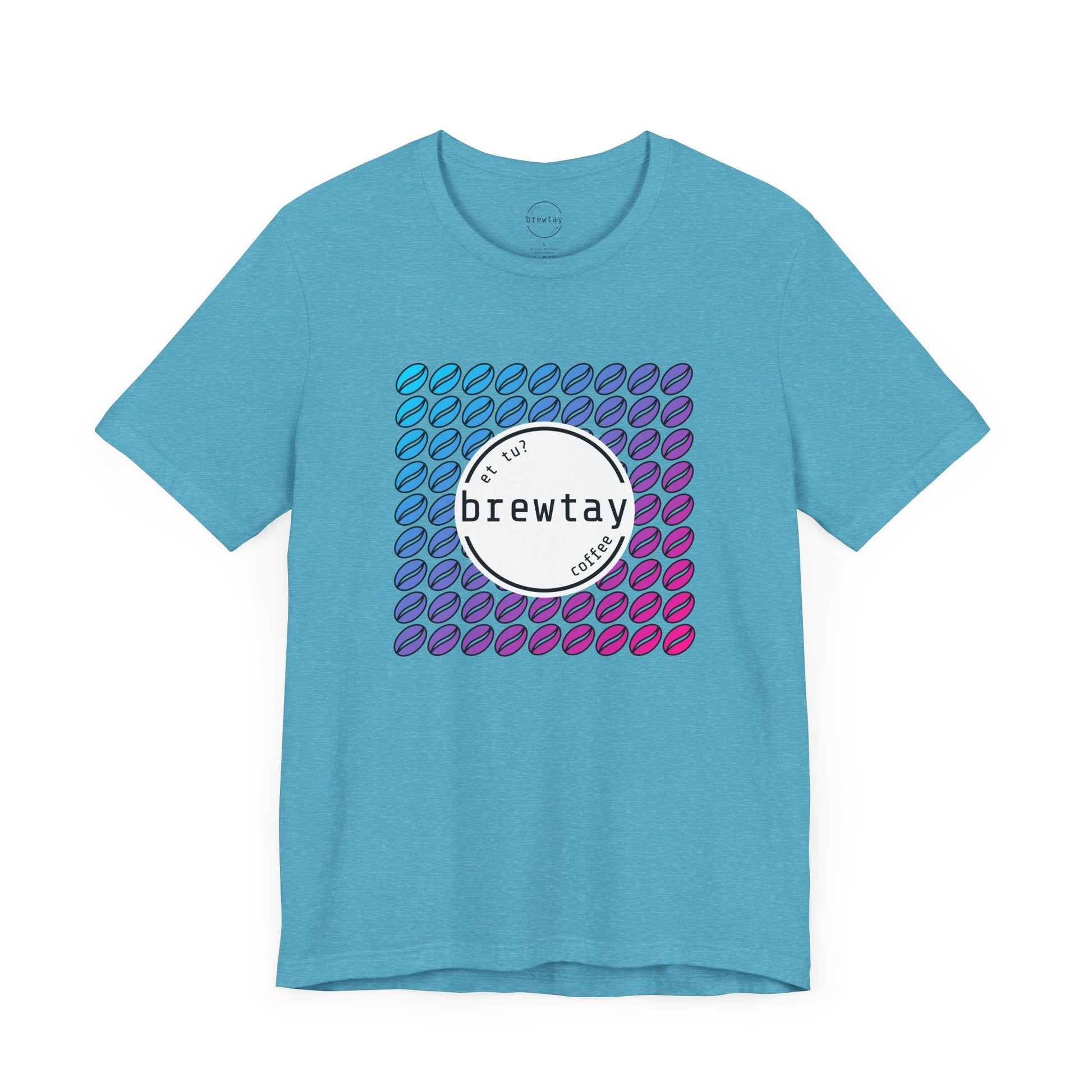 Neon Coffee Bean Gradient T-Shirt Printify