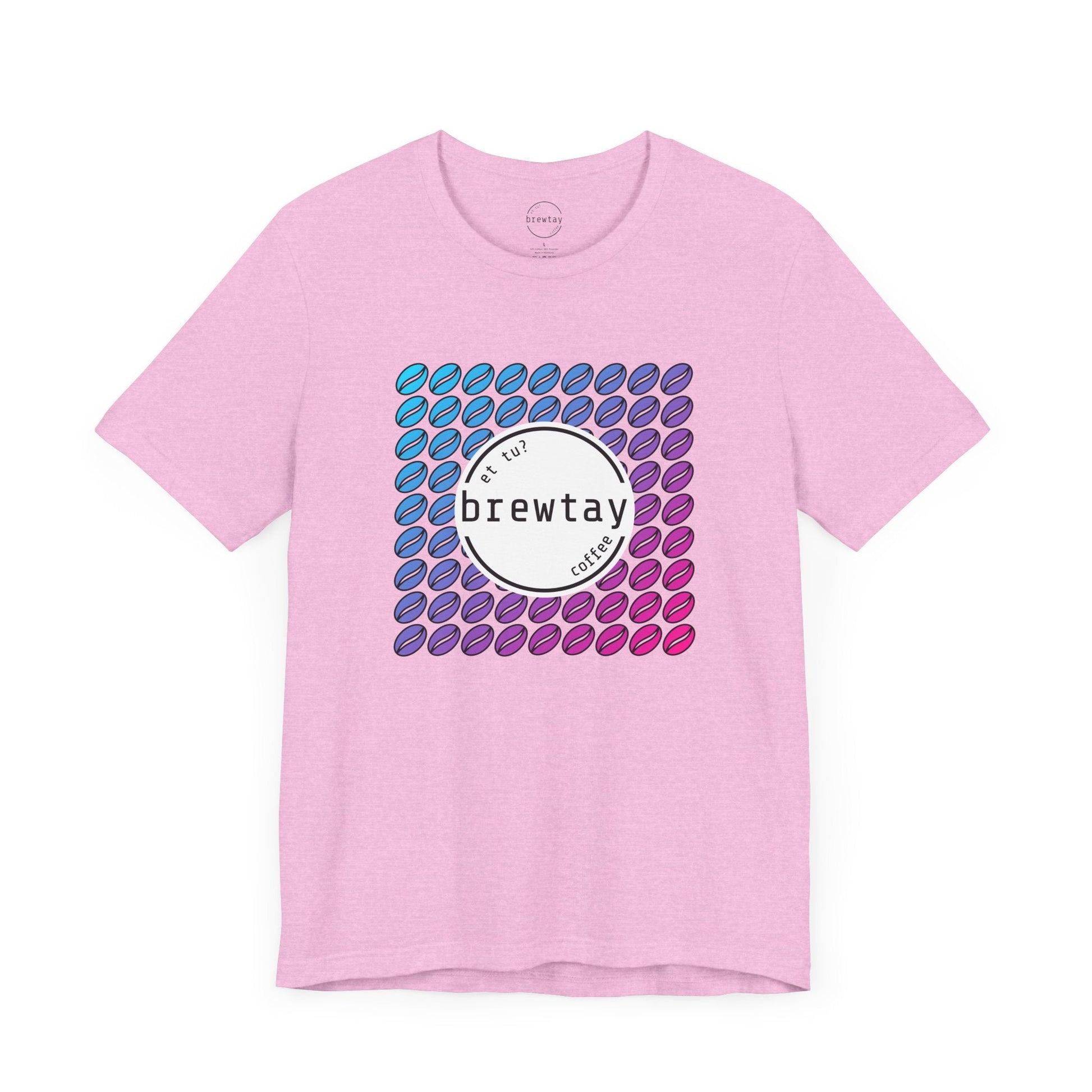 Neon Coffee Bean Gradient T-Shirt Printify