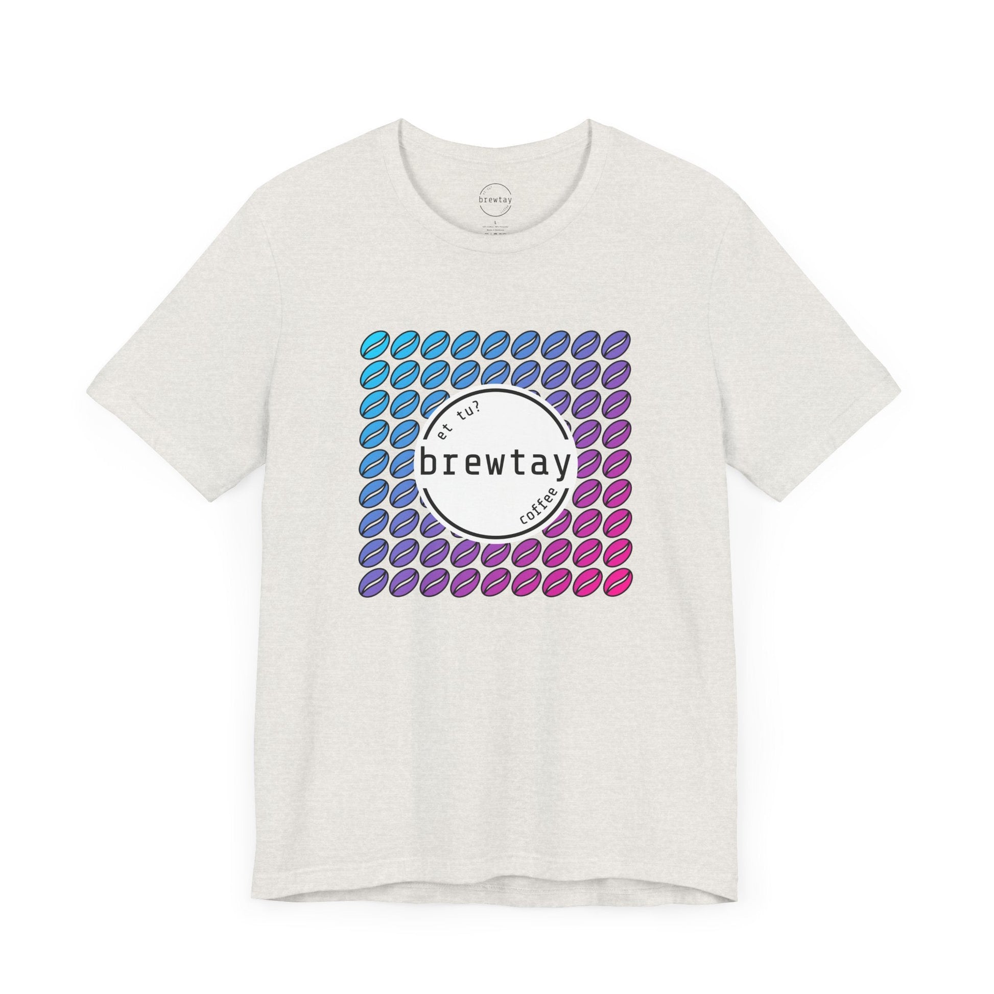 Neon Coffee Bean Gradient T-Shirt Printify