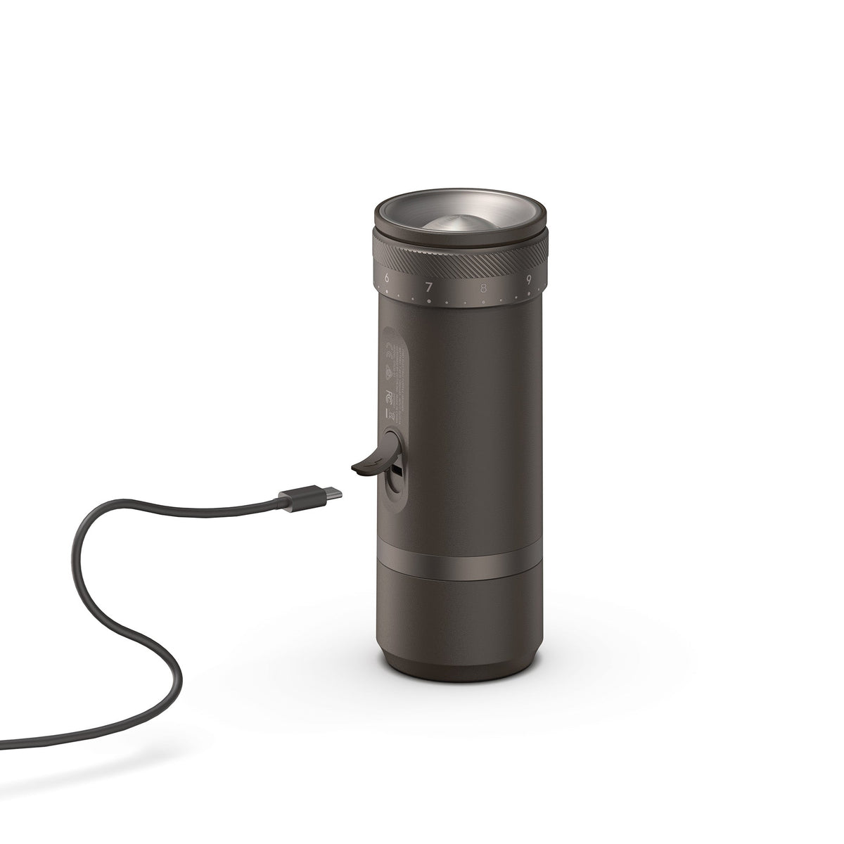 OutIn Fino Portable Electric Coffee Grinder - Stainless Steel Conical Burrs, USB-C Rechargeable