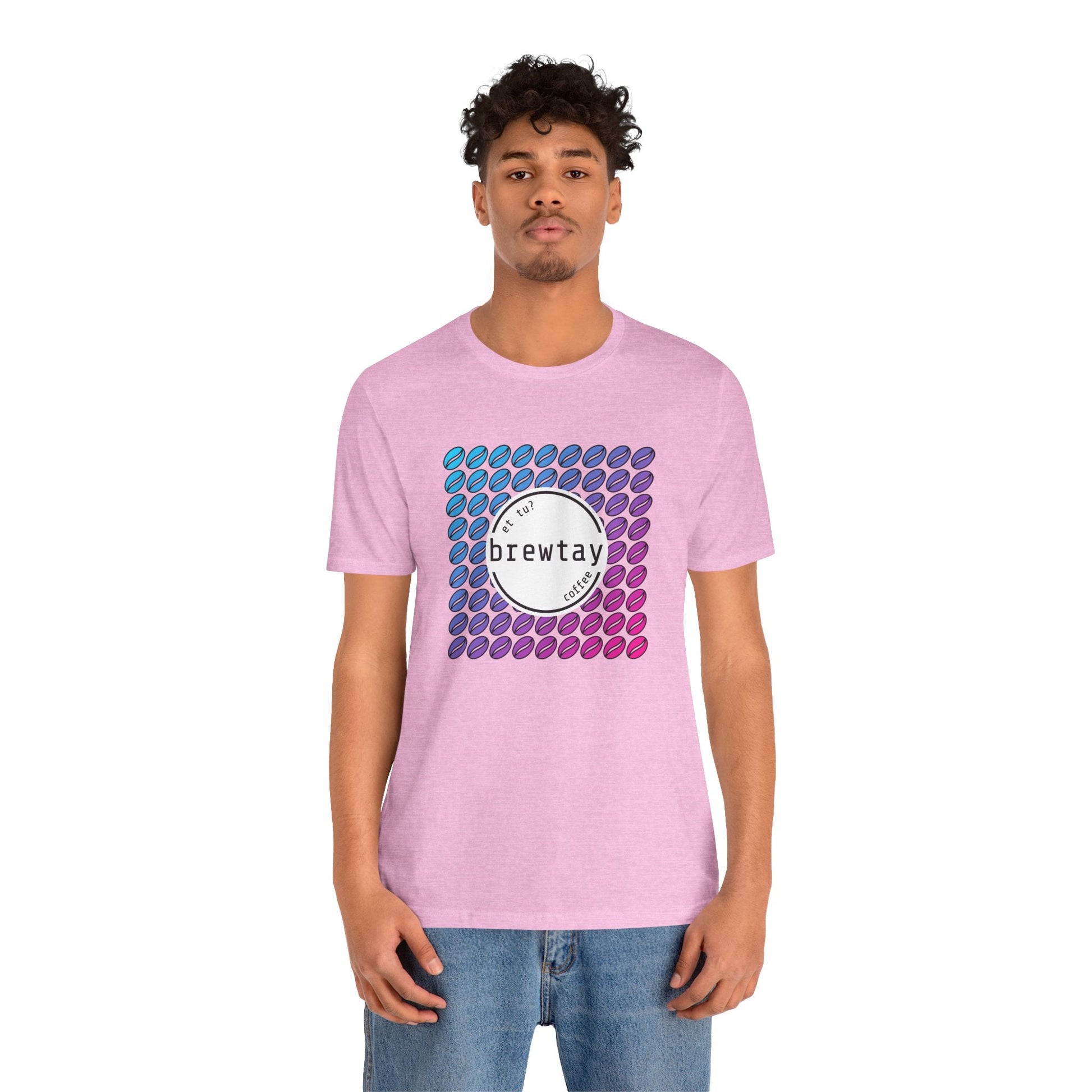 Neon Coffee Bean Gradient T-Shirt Printify