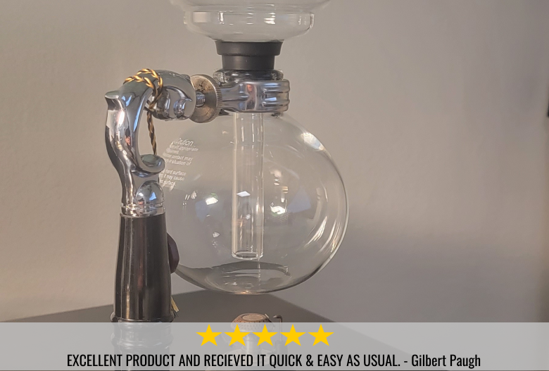 Yama Glass 3 Cup Tabletop Siphon Coffee Maker (Alcohol Burner) Espresso Parts