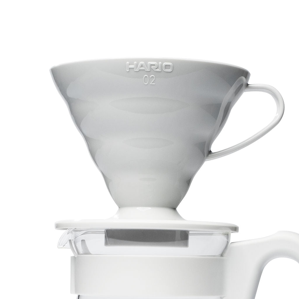 Hario V60 02 Pour Over Coffee Starter Kit - Pale Gray Espresso Parts