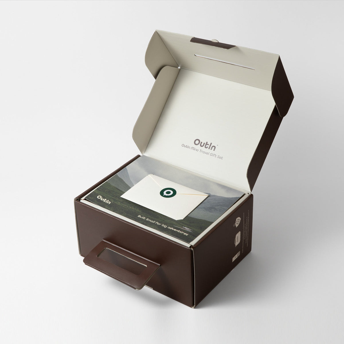 OutIn Mino Traveler Espresso Gift Set - Portable Machine with Custom Travel Case & Folding Stand
