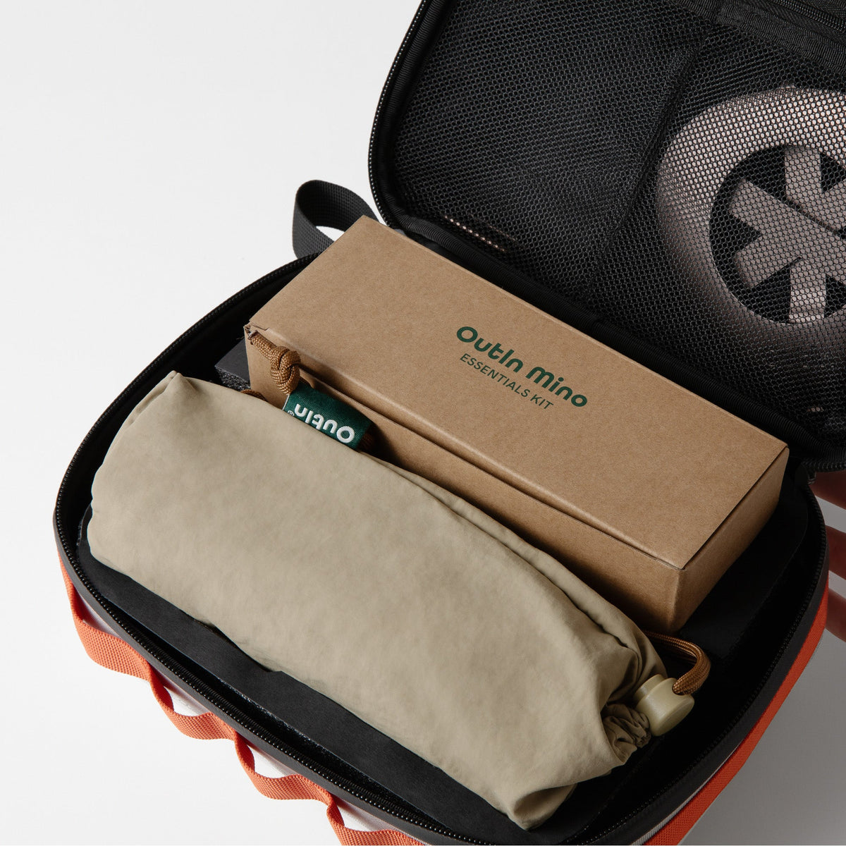 OutIn Mino Traveler Espresso Gift Set - Portable Machine with Custom Travel Case & Folding Stand