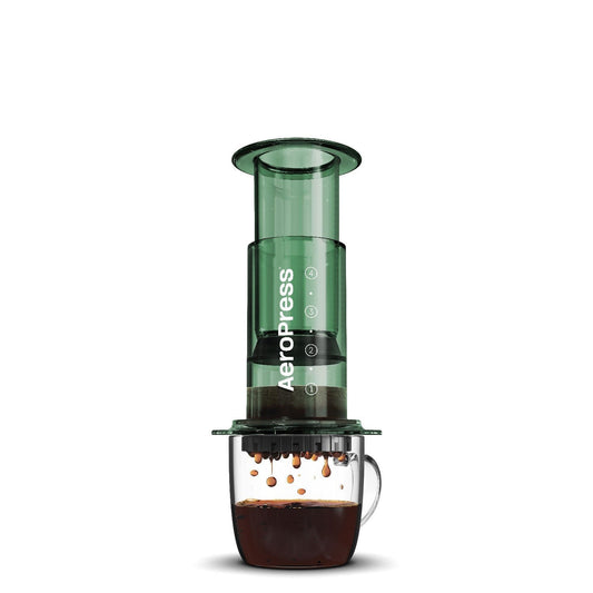 AeroPress Clear Coffee Maker - Green Espresso Parts