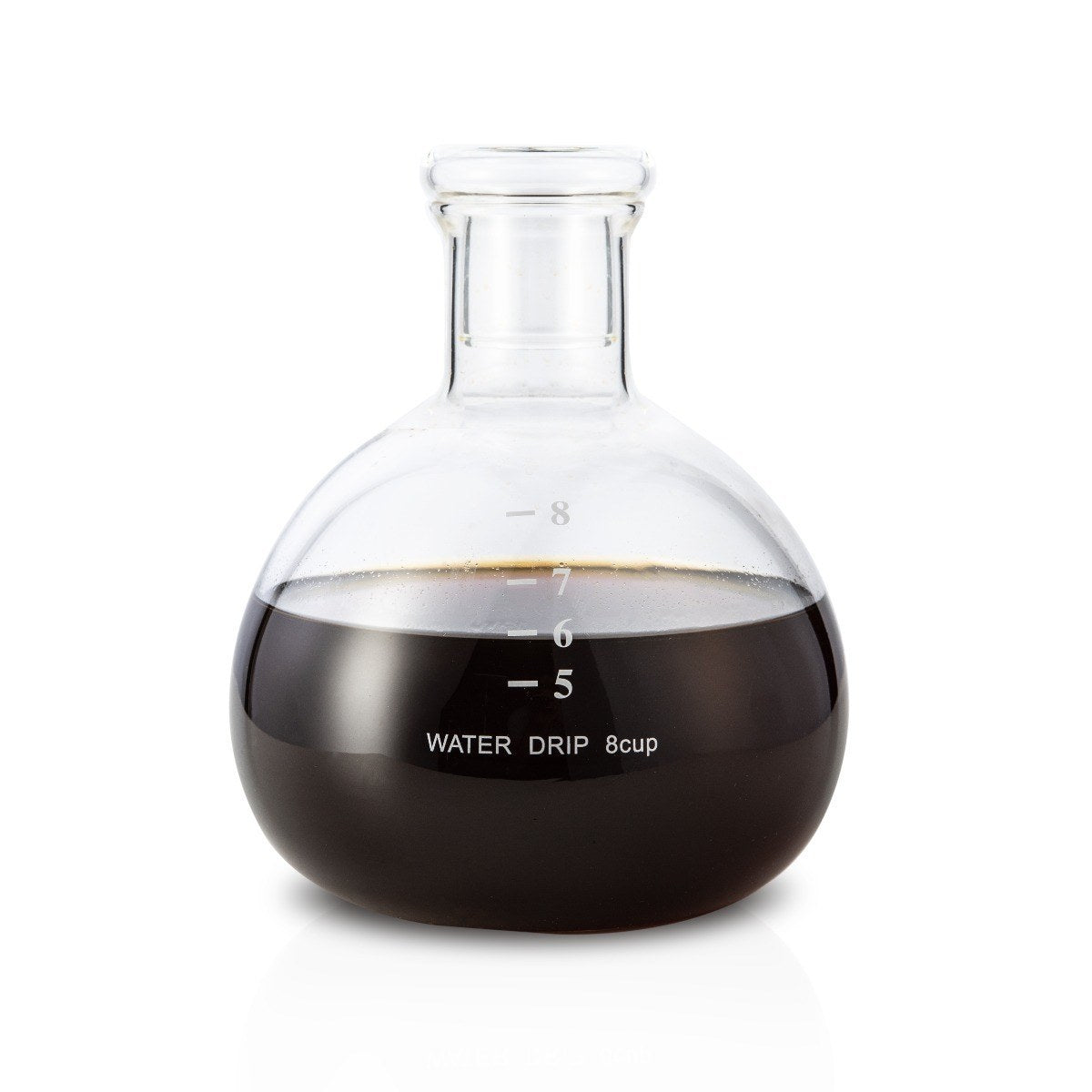 Yama Glass Cold Brew Tower – Black Straight Frame – 6–8 Cup (32 oz) Espresso Parts