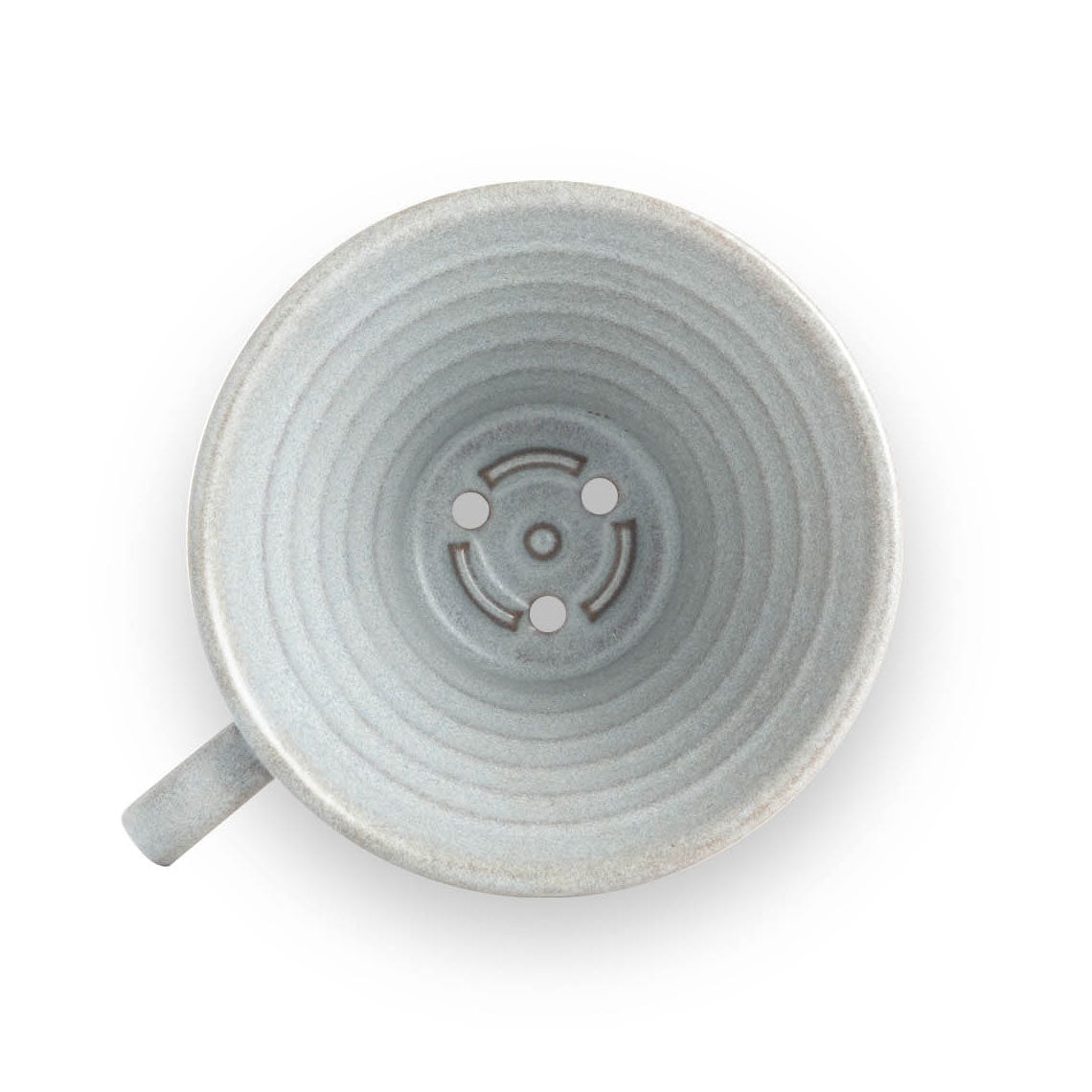 Kalita MINO 185 Ceramic Pour-Over Coffee Dripper - Sand Gray, Japanese Mino Ware (2-4 Cups)
