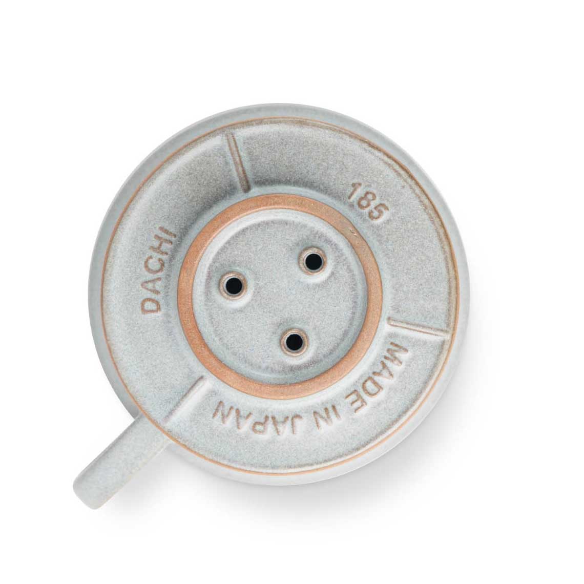Kalita MINO 185 Ceramic Pour-Over Coffee Dripper - Sand Gray, Japanese Mino Ware (2-4 Cups)