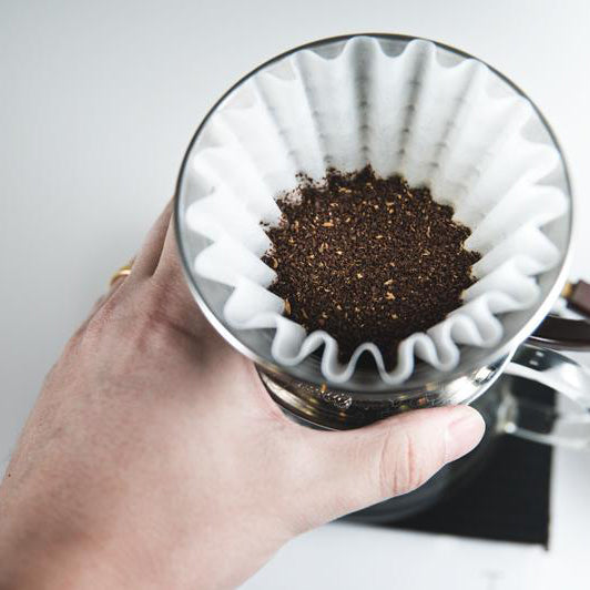 Kalita Wave 185 Stainless Steel Pour-Over Coffee Dripper - Flat-Bottom 3-Hole Brewer (2-4 Cups)