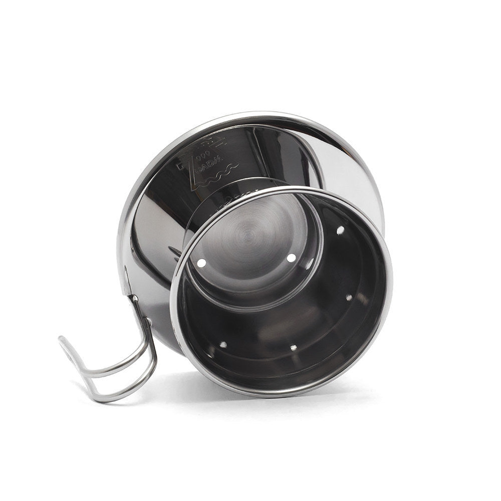 Kalita Wave Tsubame 155 Stainless Steel Pour-Over Dripper - Handcrafted in Japan (1-2 Cups)