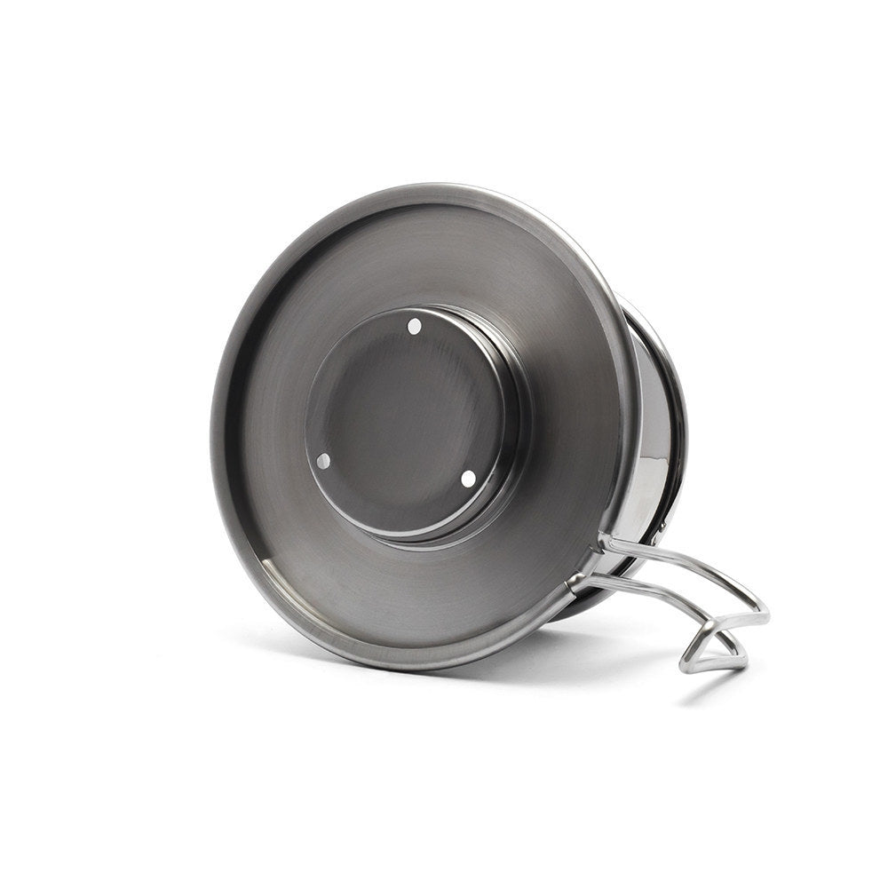 Kalita Wave Tsubame 155 Stainless Steel Pour-Over Dripper - Handcrafted in Japan (1-2 Cups)