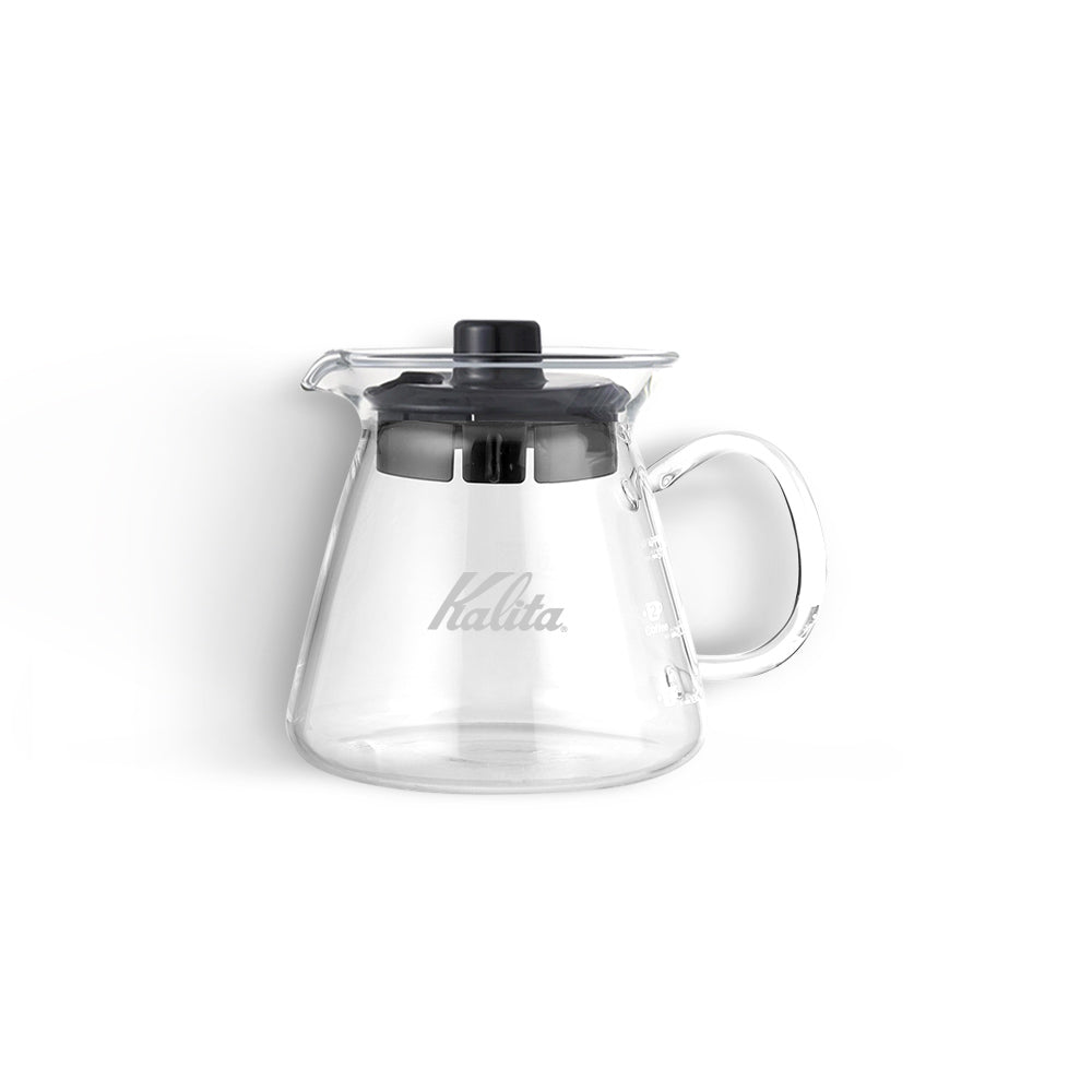 Kalita Wave 155 Pro Pour-Over Coffee Kit - Glass Dripper, 300ml Server & Filters