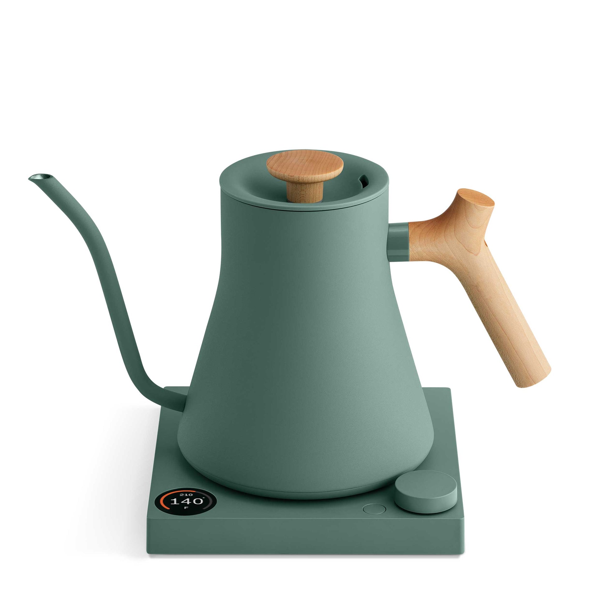 Fellow Stagg EKG Pro Electric Kettle - Smoke Green w/ Maple Espresso Parts