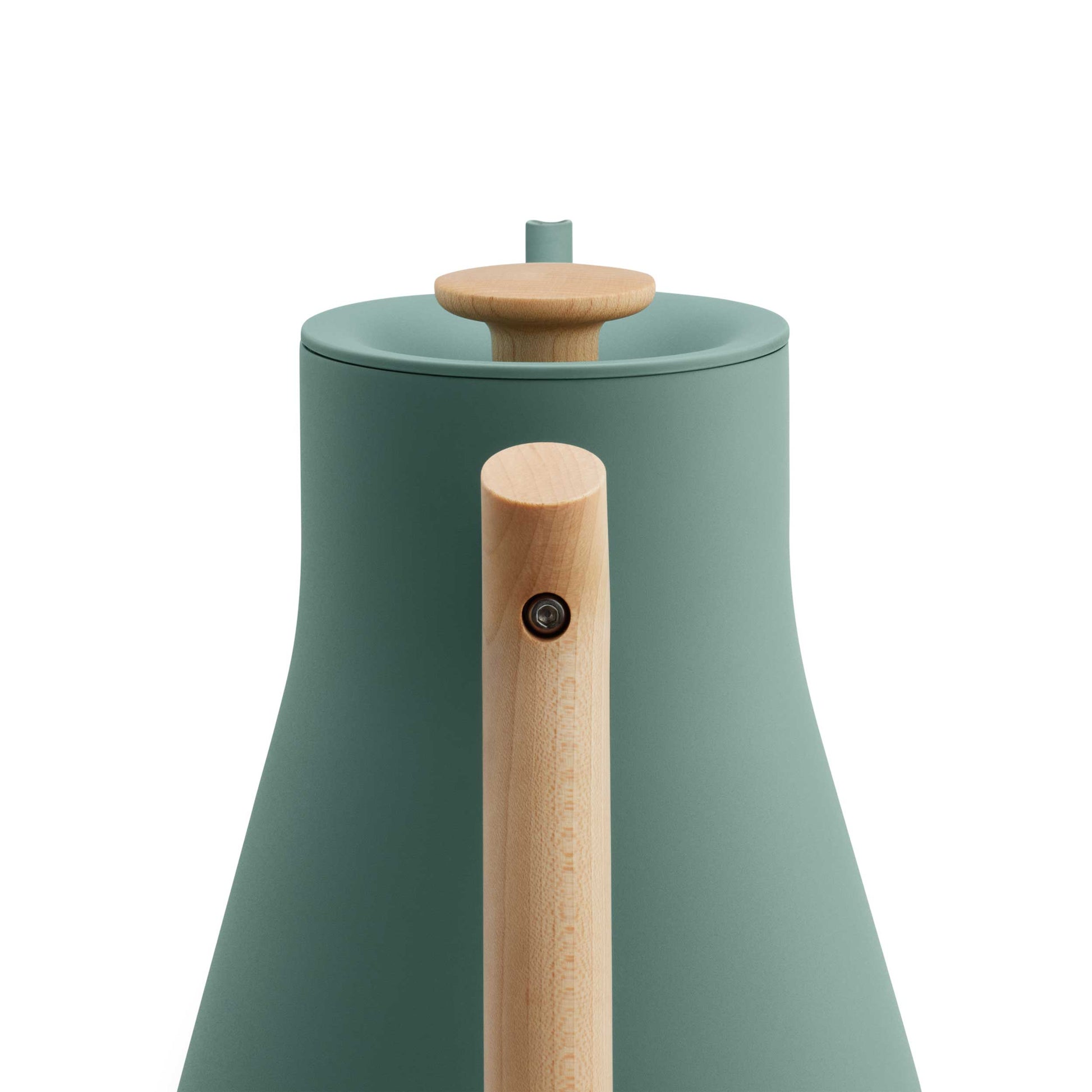 Fellow Stagg EKG Pro Electric Kettle - Smoke Green w/ Maple Espresso Parts