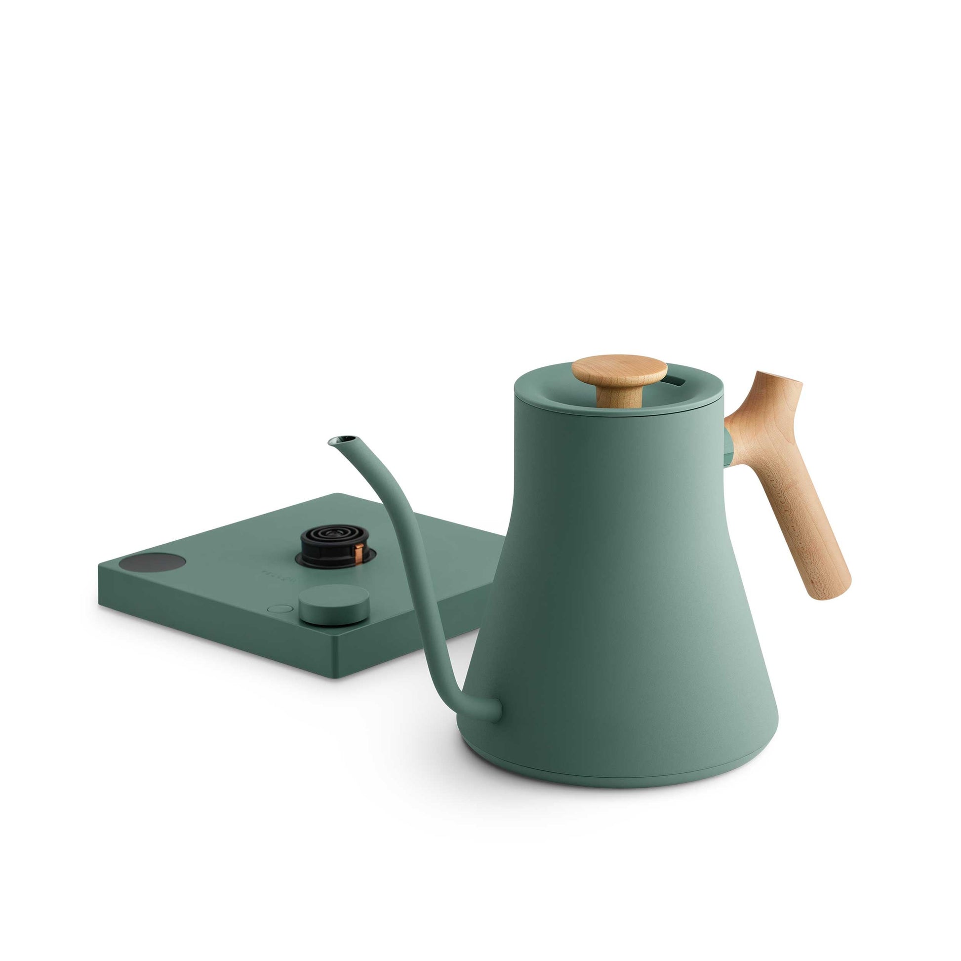 Fellow Stagg EKG Pro Electric Kettle - Smoke Green w/ Maple Espresso Parts
