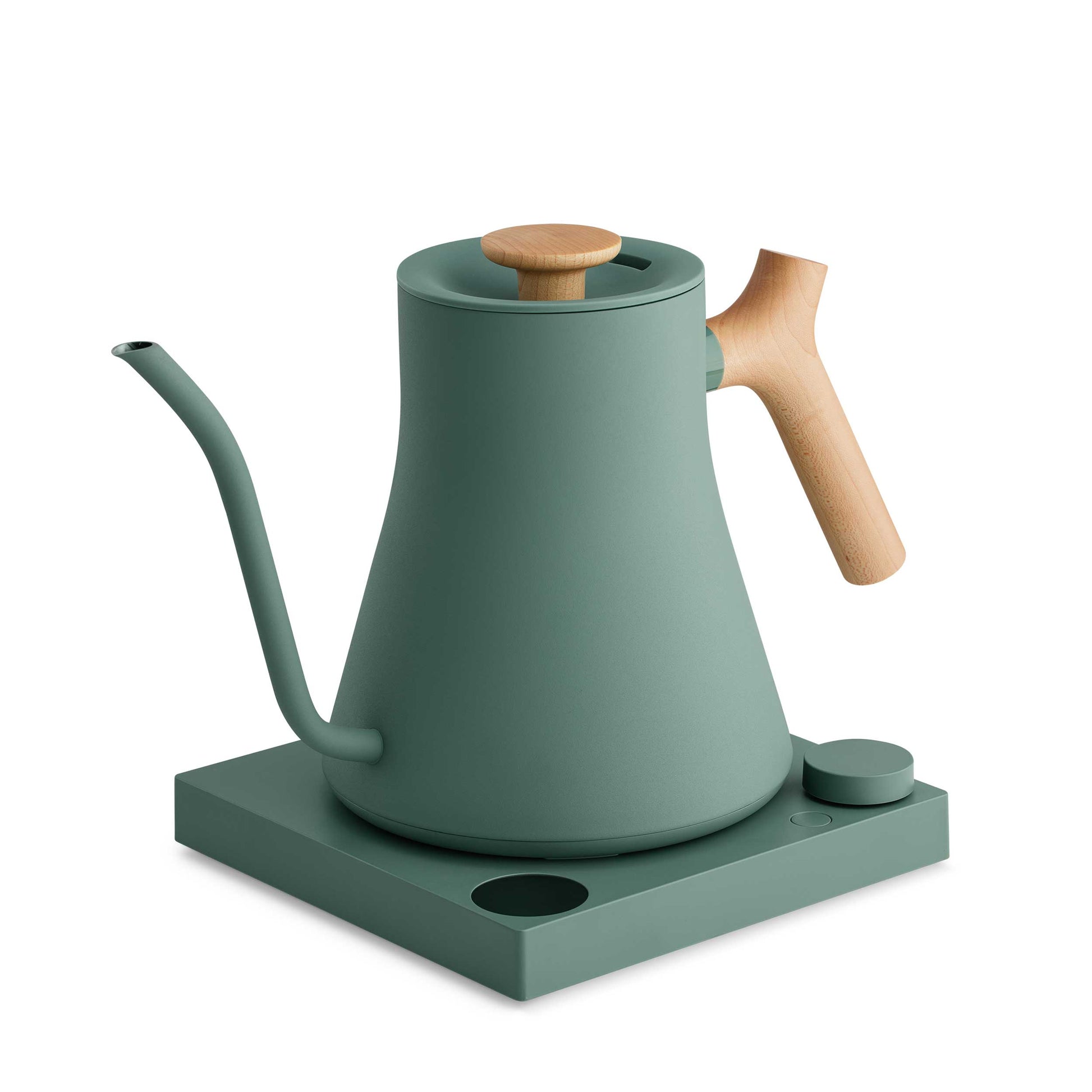 Fellow Stagg EKG Pro Electric Kettle - Smoke Green w/ Maple Espresso Parts