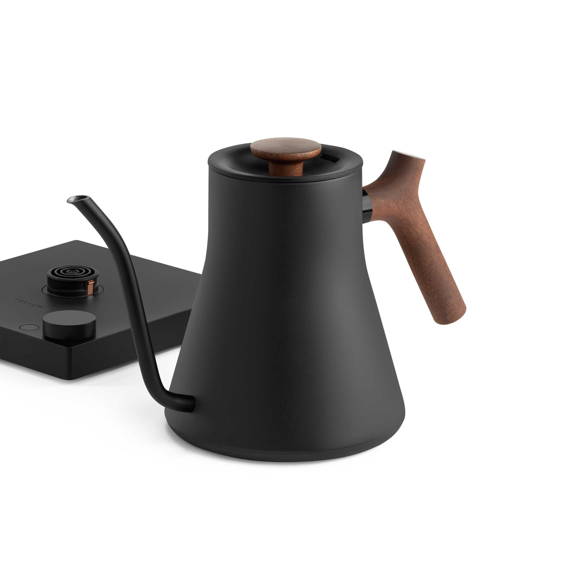 Fellow Stagg EKG Pro Electric Kettle - Matte Black w/ Walnut Espresso Parts
