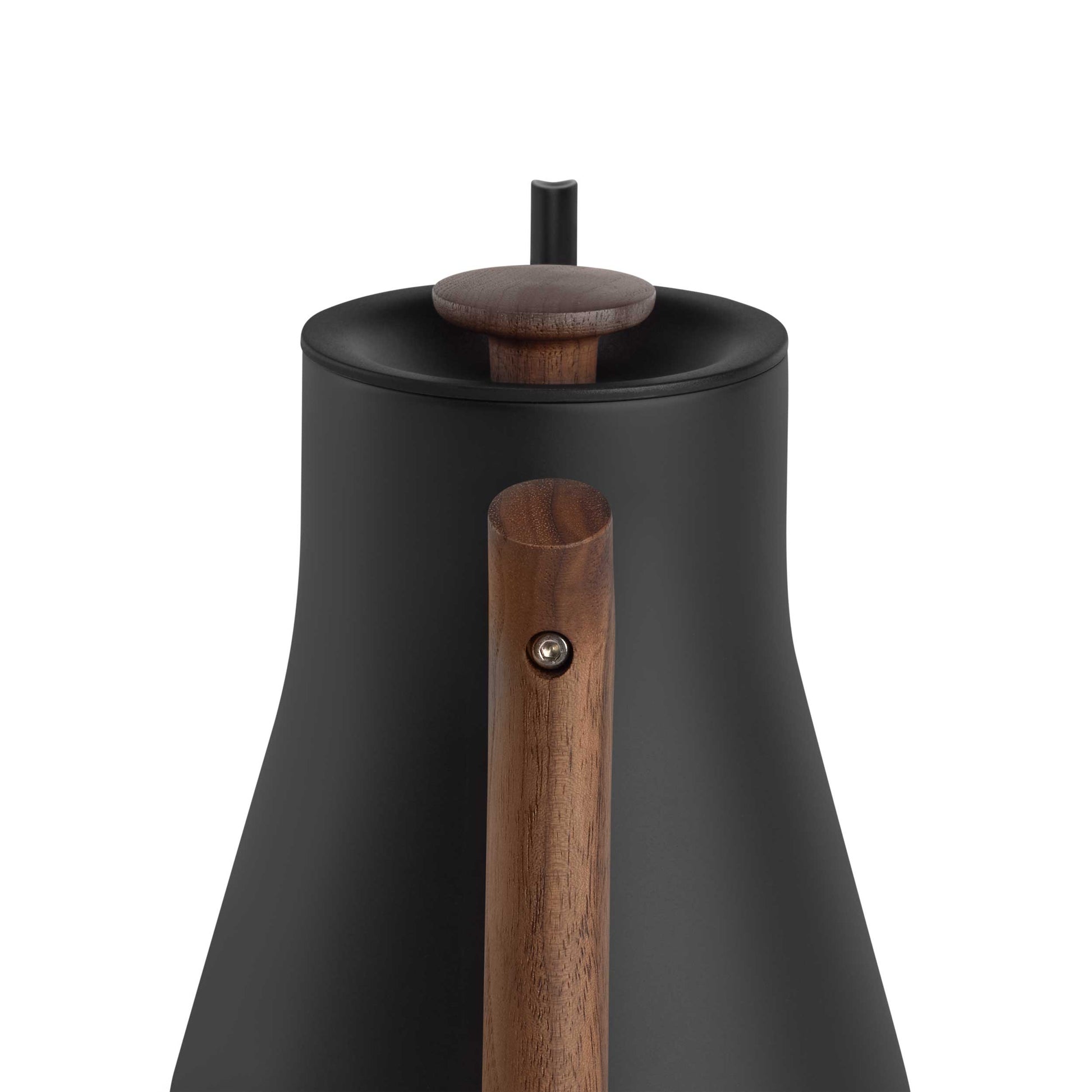 Fellow Stagg EKG Pro Electric Kettle - Matte Black w/ Walnut Espresso Parts