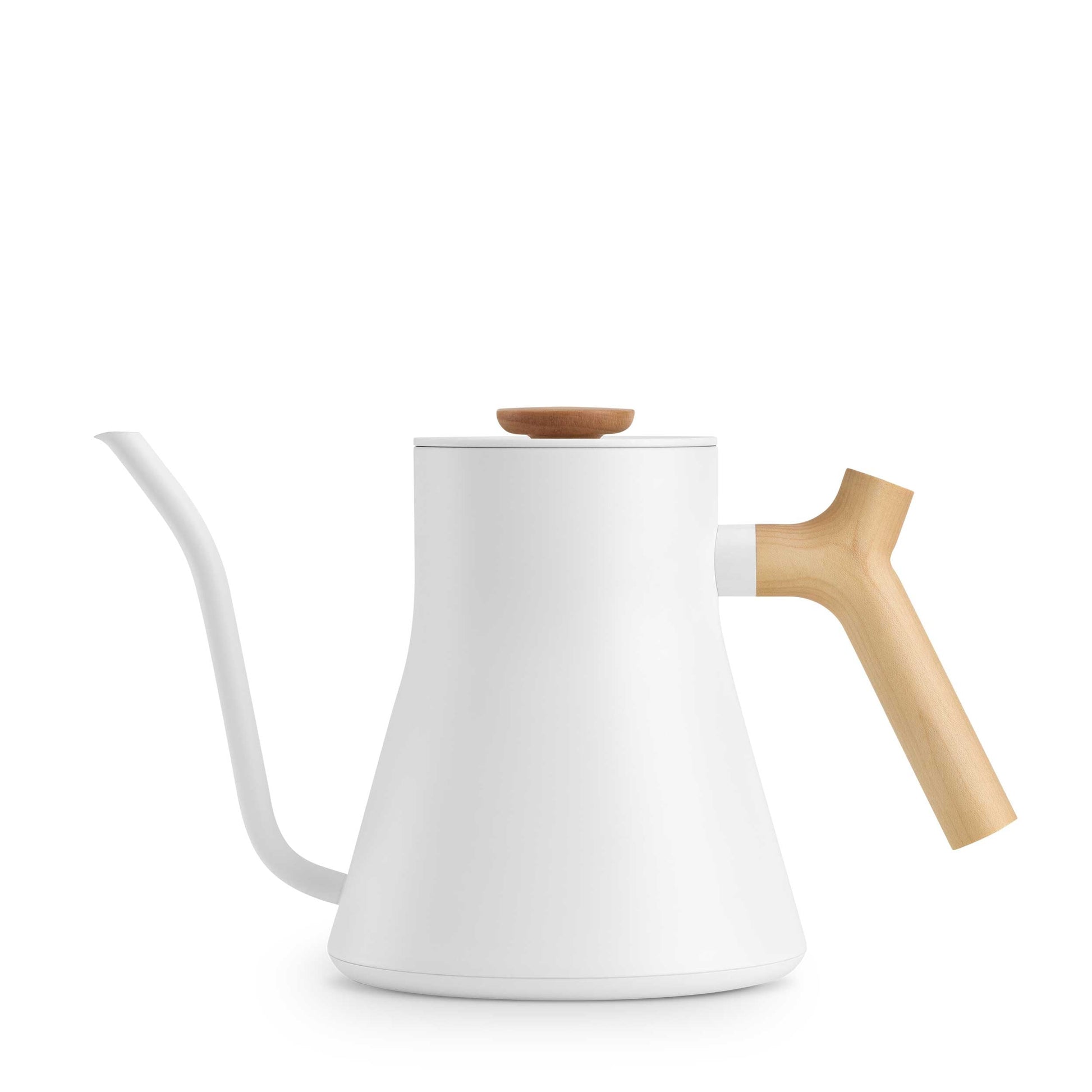 Fellow Stagg EKG Pro Electric Kettle - Matte White w/ Maple Espresso Parts