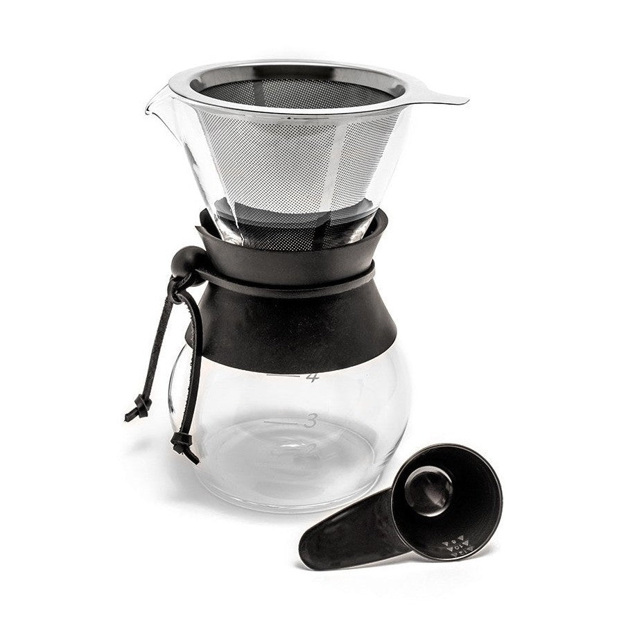 Yama Glass Drip Pot Kit w/ Heat Sleeve - 20oz