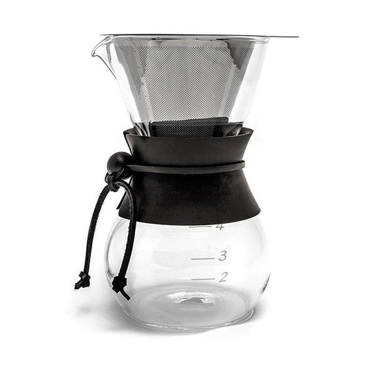 Yama Glass Drip Pot Kit w/ Heat Sleeve - 20oz